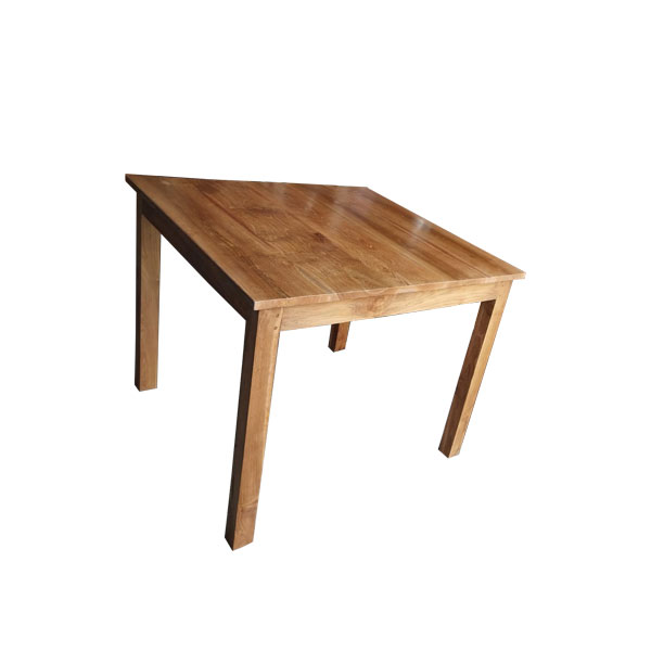 teak dining table for cafe and restaurant madura
