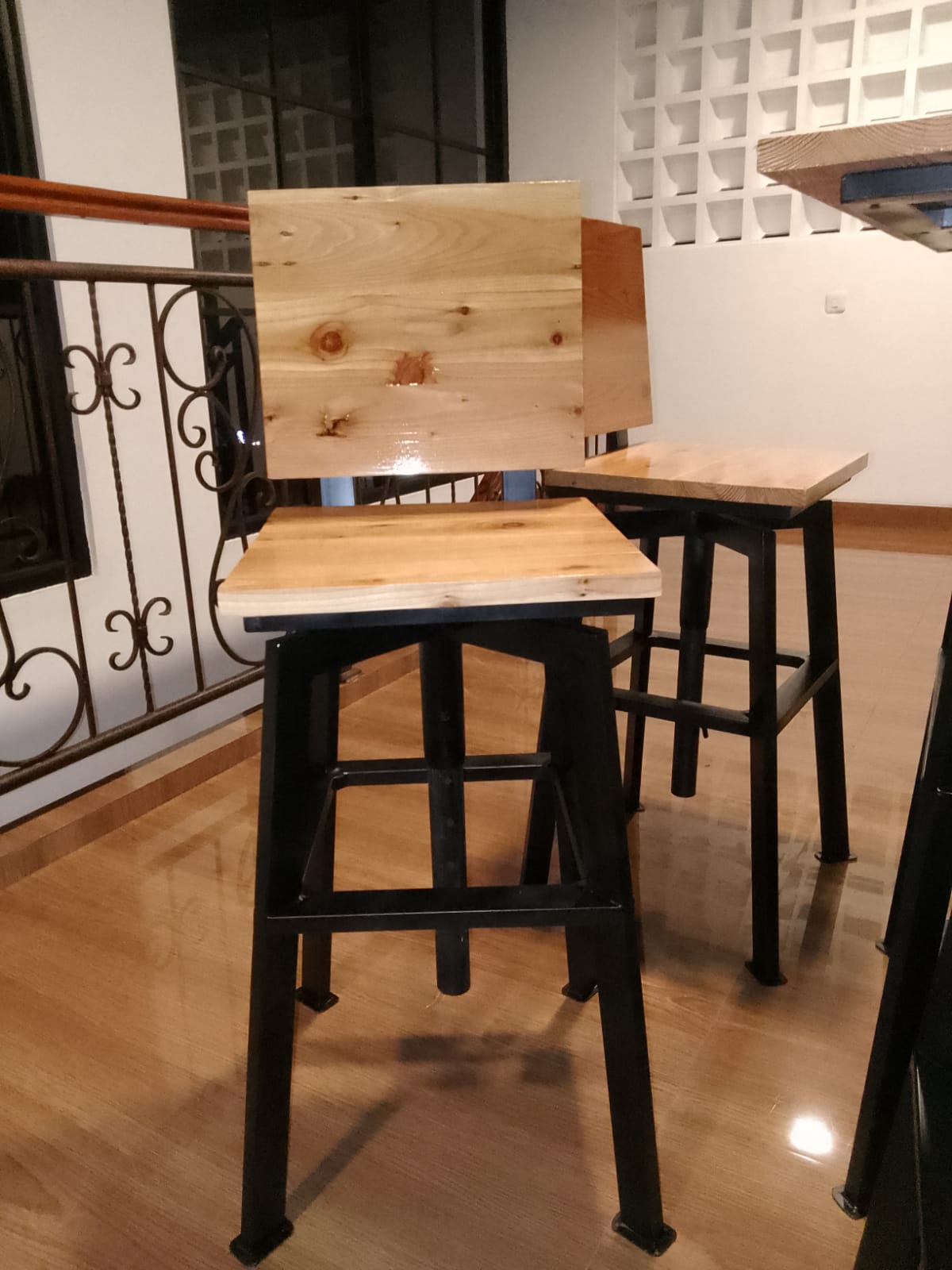 adjustable high bar chair wooden counter seat abeeda