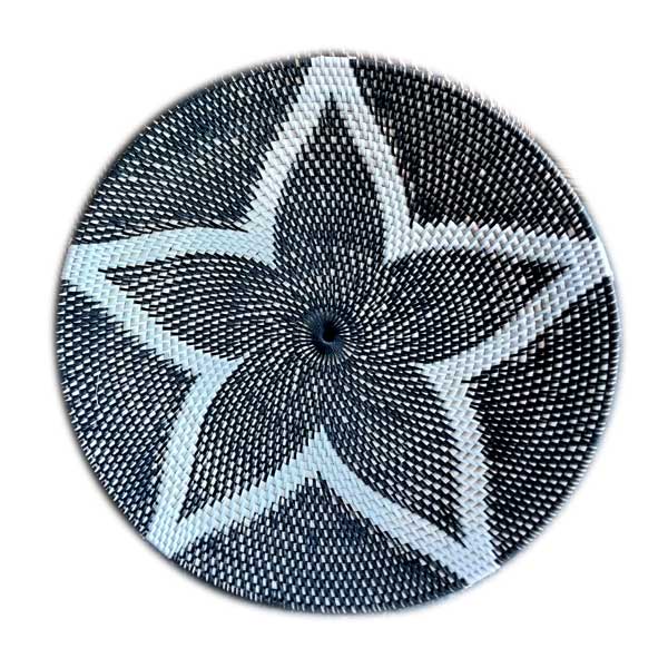 wall decor for interior rattan weaving art craft