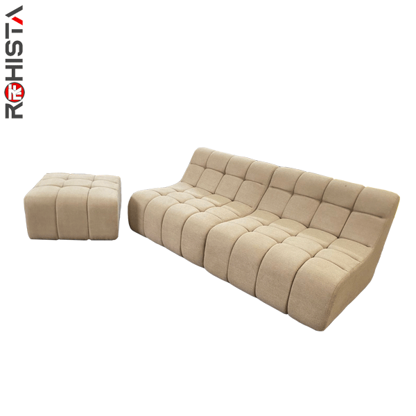 couch with stool extension for luxury hotels room rareka