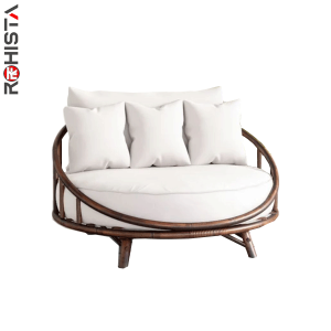 round beach daybed for villa and resorts outdoor sanure