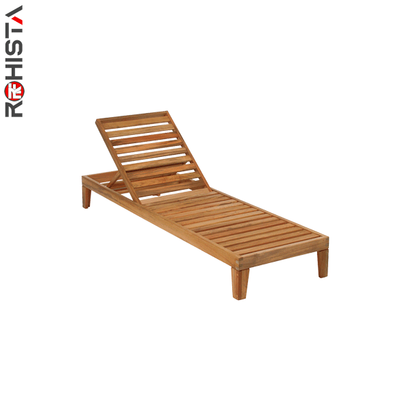 teak wood sunbed for luxury villas and resorts pools larmie