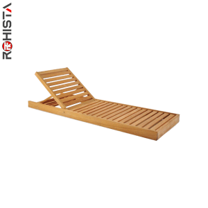 wooden sun lounger for beach clubs and hotels beliq low