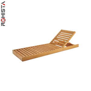 wooden sun lounger for beach clubs and hotels beliq low