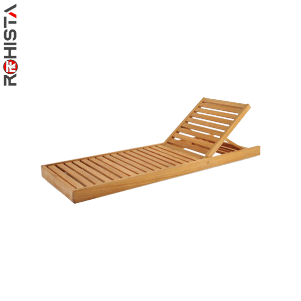 wooden sun lounger for beach clubs and hotels beliq low