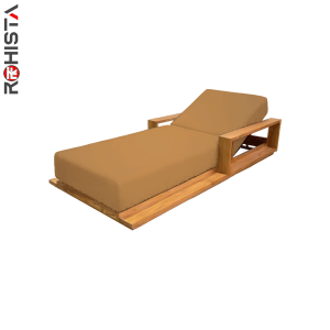 wooden sunbed for hotels and resorts poolside maindo
