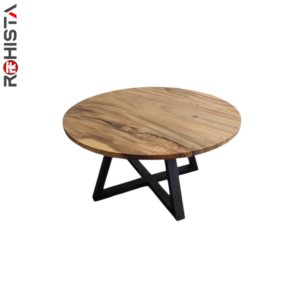 round coffee table wooden top primera