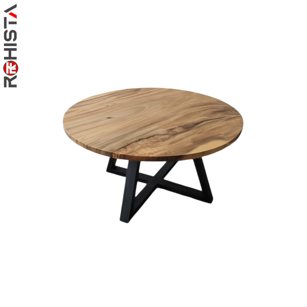 round coffee table wooden top primera