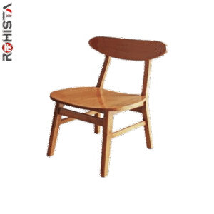 dinner chair modern teak wood dining seat hilda
