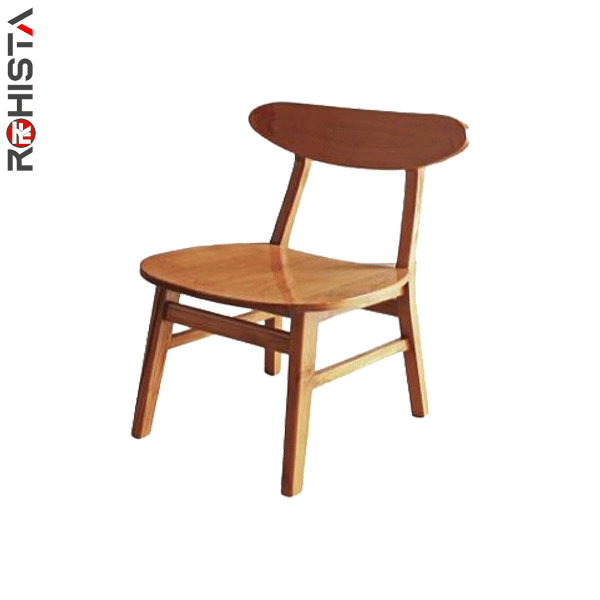 dinner chair modern teak wood dining seat hilda